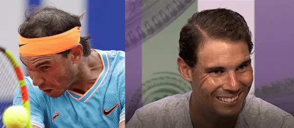 Rafael Nadal greffe de cheveux avant apres
